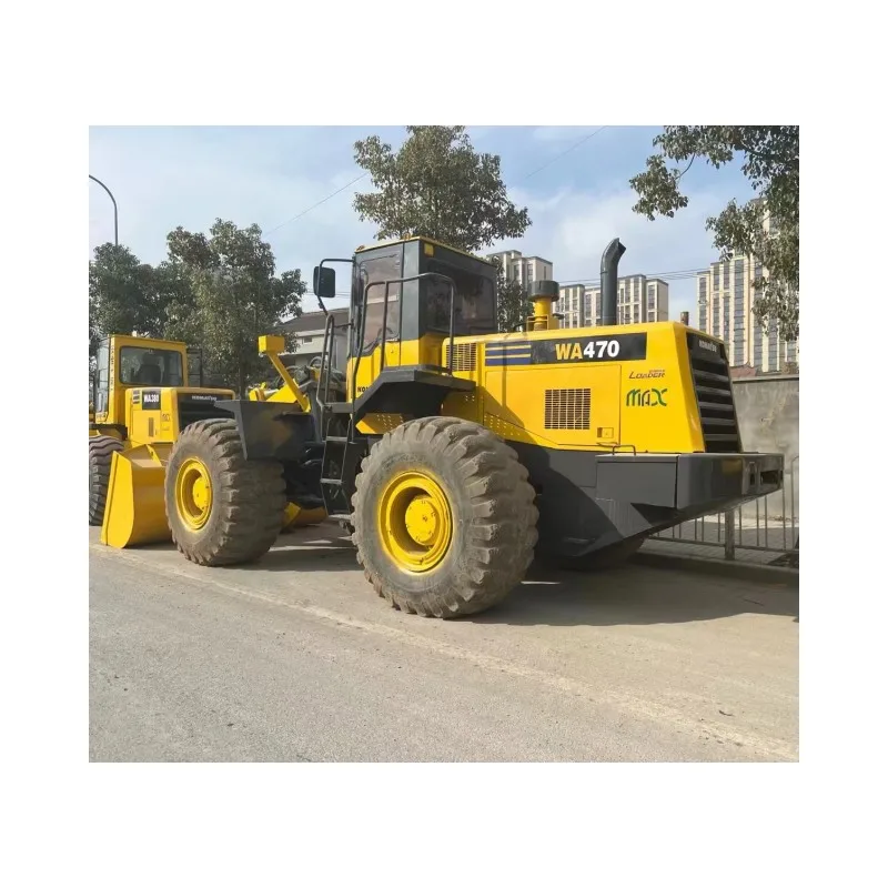 Original Japanese wheel loaders used Komatsu 470 for sale