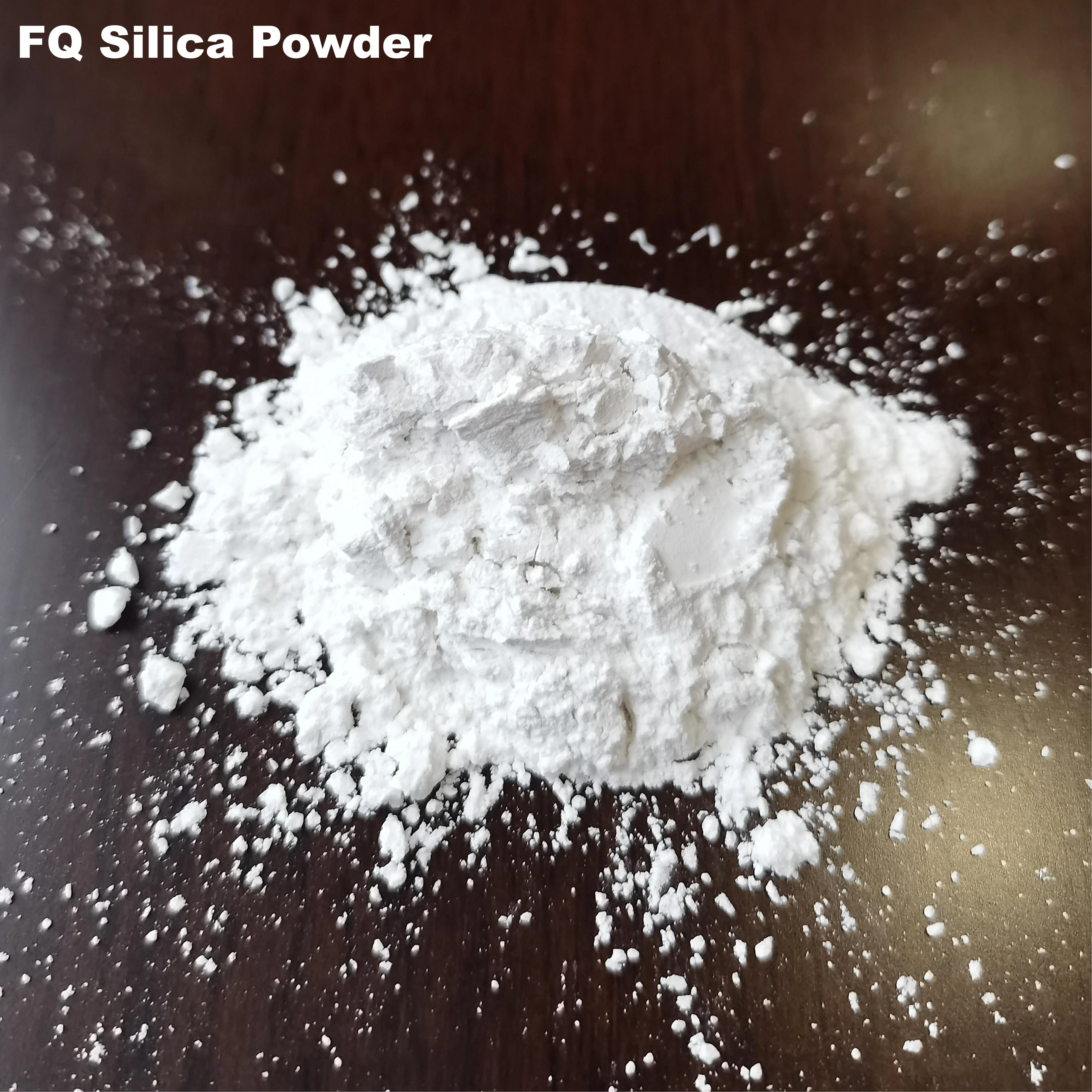 Wholesale Best Grade High Purity Whiteness Ultra Fine Quartz Flour Superfine Silica Powder  400 Mesh For Electronic Materials
