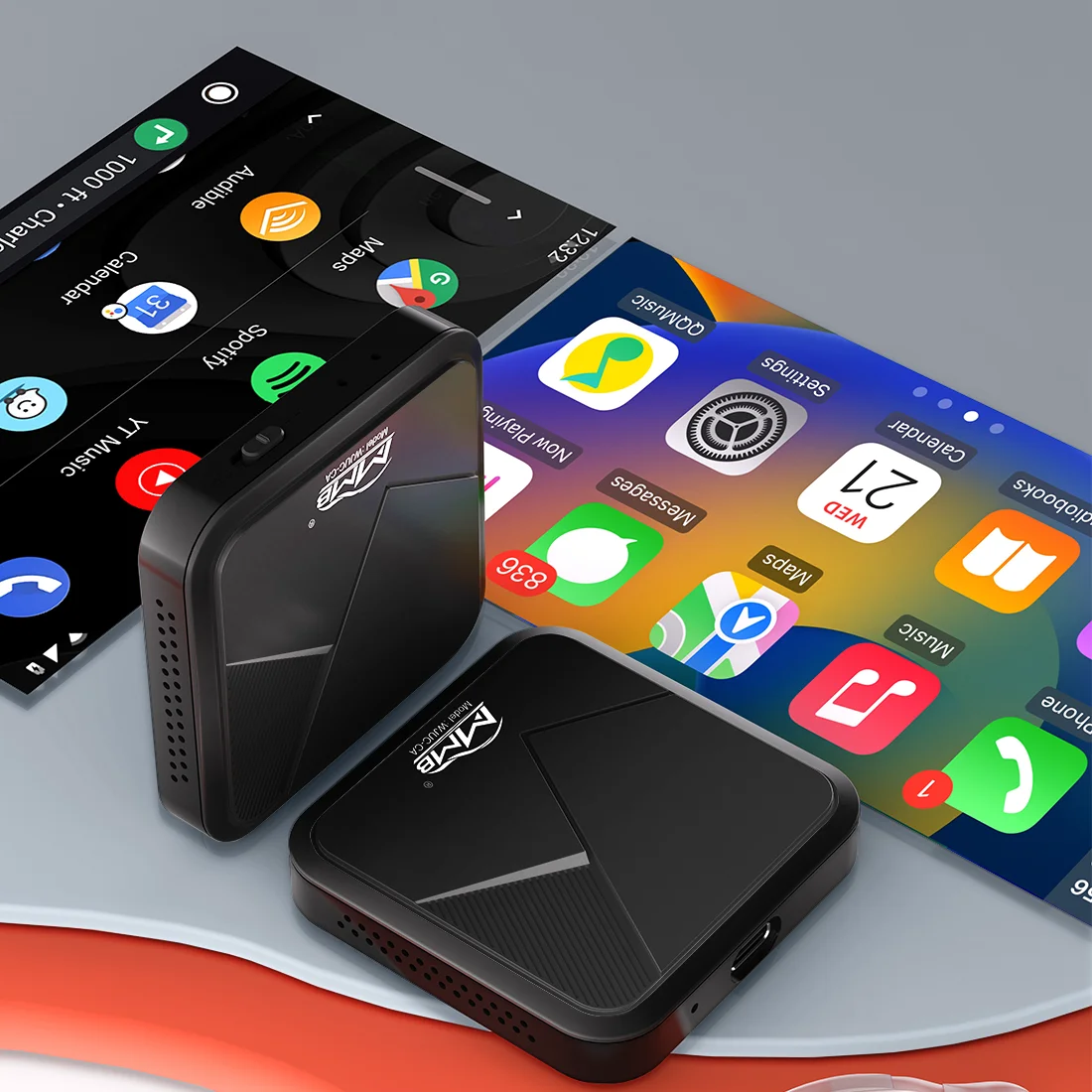 MMB беспроводной адаптер CarPlay plug and play портативный carplay Android Box android auto