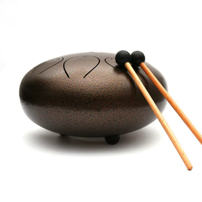 
8 Tones 8 Inch Steel Tongue Drum Handpan Drum Tank with Free Accessories 