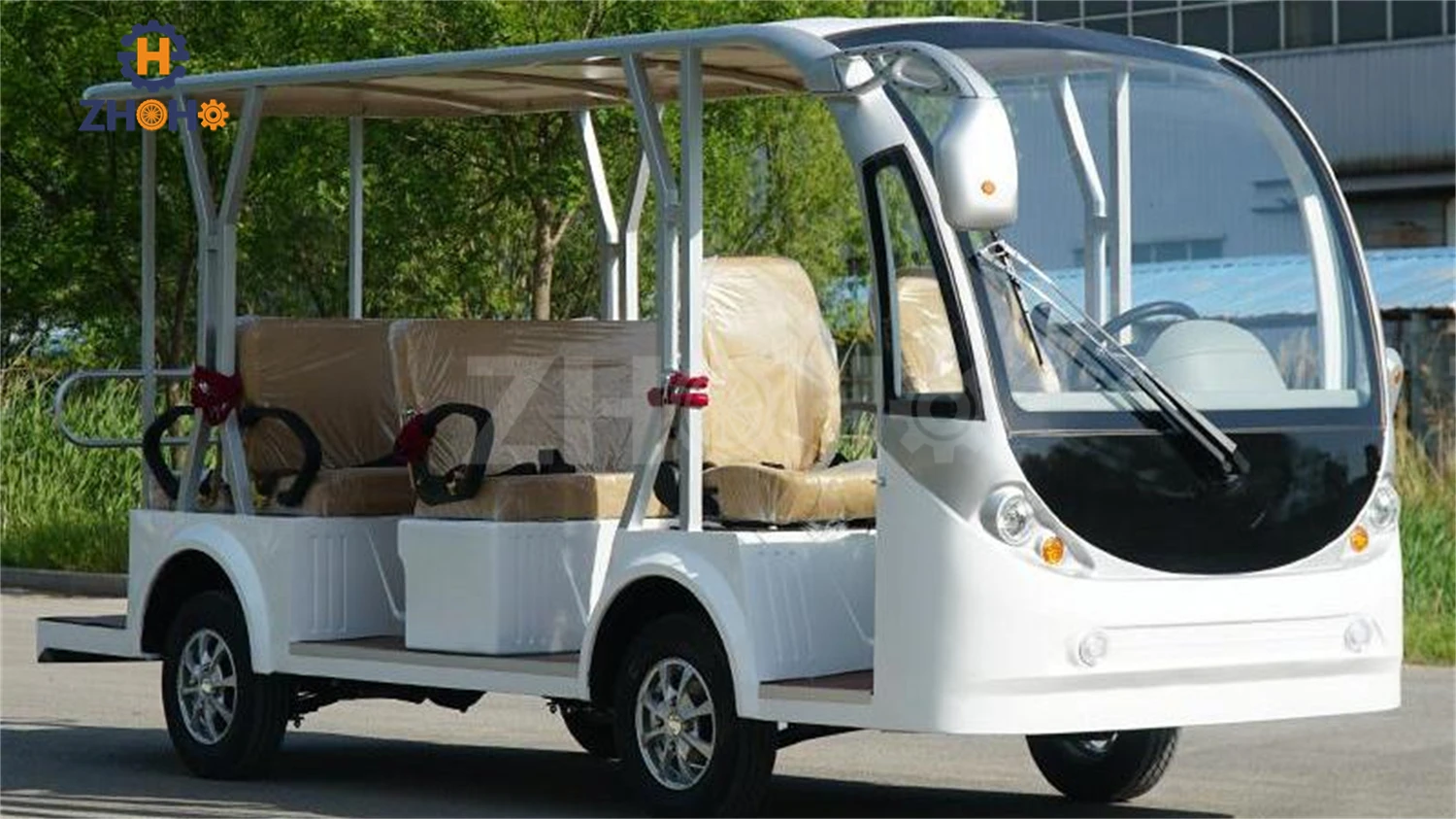 Прямая Продажа с завода Электрический 23-местный экскурсионный автобус мотором 96 В