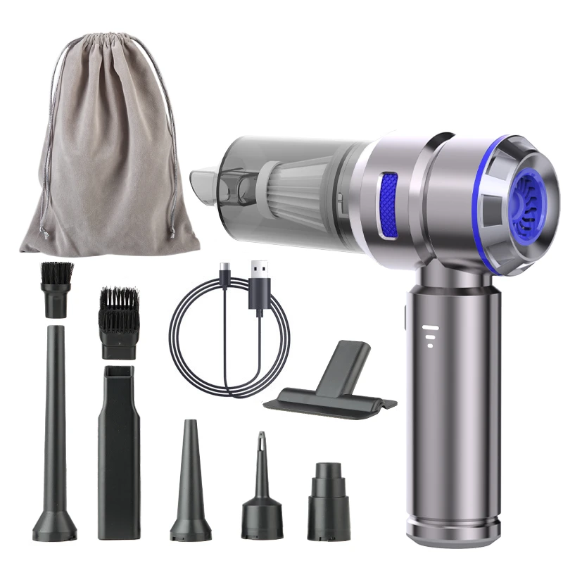 18000Pa 3 gear Brushless motor Powerful Mini Wireless Handheld Car Vacuum Cleaner - Portable High Power Car Vacuum Cleaner