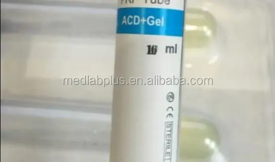 2023 PRP laboratory PRP centrifuge 10ml tube with ACD and Gel centrifuge prp tube