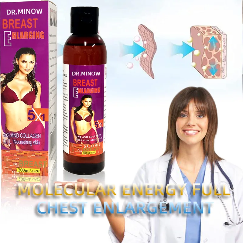 Factory OEM Natural Breast Enhance Chest Lifting Serum Oil Tightening Sexy Breast Massage Oil 200ml