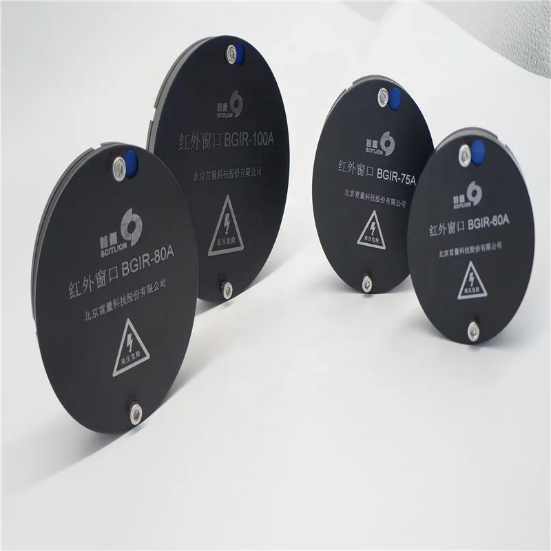 Thermographic Inspection Window Barium fluoride BaF2 window 60A/75A/80A/100A for High-voltage Distribution Cabinets