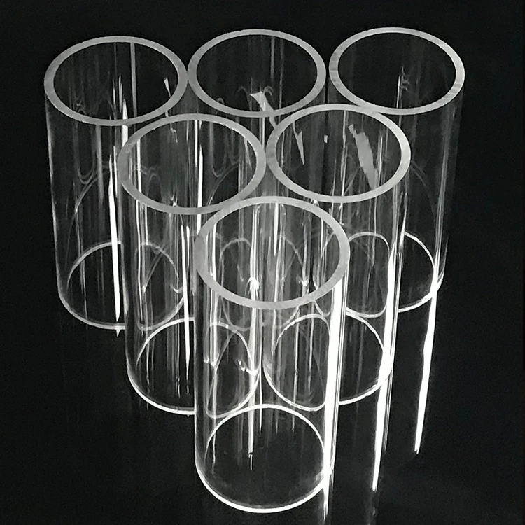 Yishun Factory Custom HighTransparency Clear PMMA Pipe Plastic Acrylic Hollow Tube