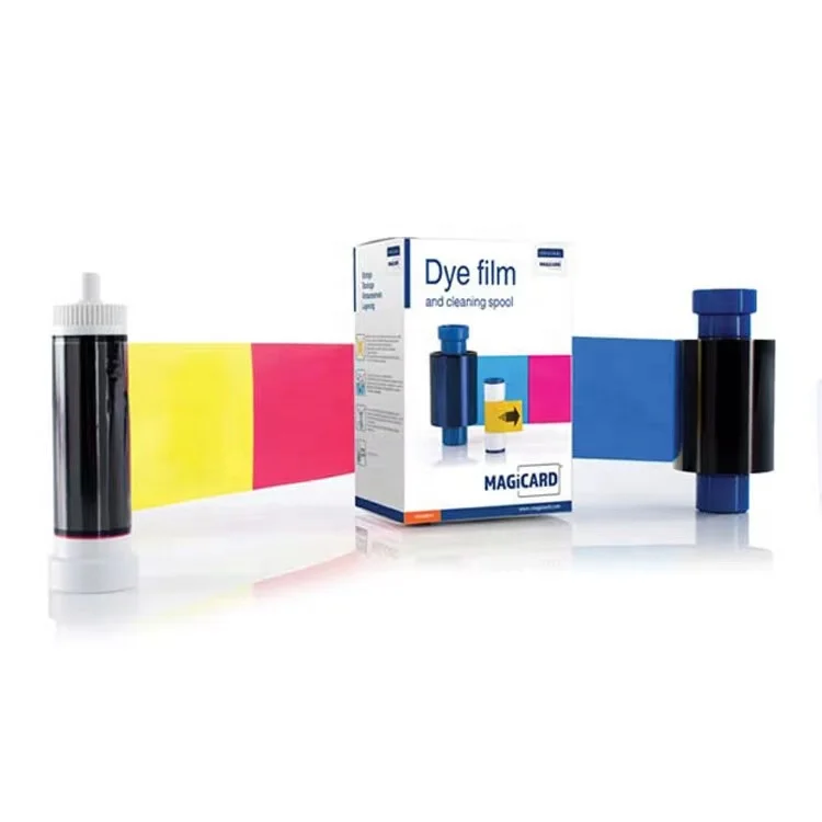 2023 Best Selling Magicard MA300 color Ribbon ID Card Printer Ribbon YMCKO Color Ribbon