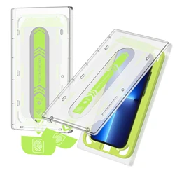 For iPhone 14 Pro max Anti-shock 3D tempered glass installation frame film install privacy screen protector installation kit