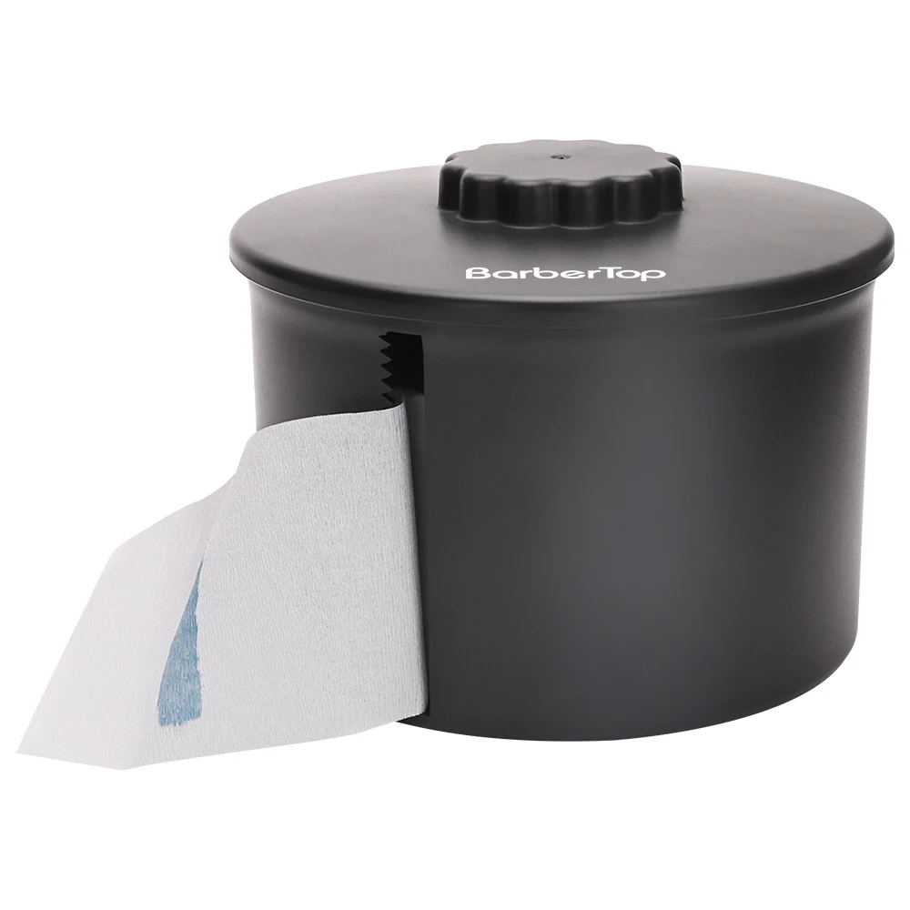 Salon Beauty Barbershop Supplies Disposable Neck Strip Paper Barber Tissue Collar Storage Box