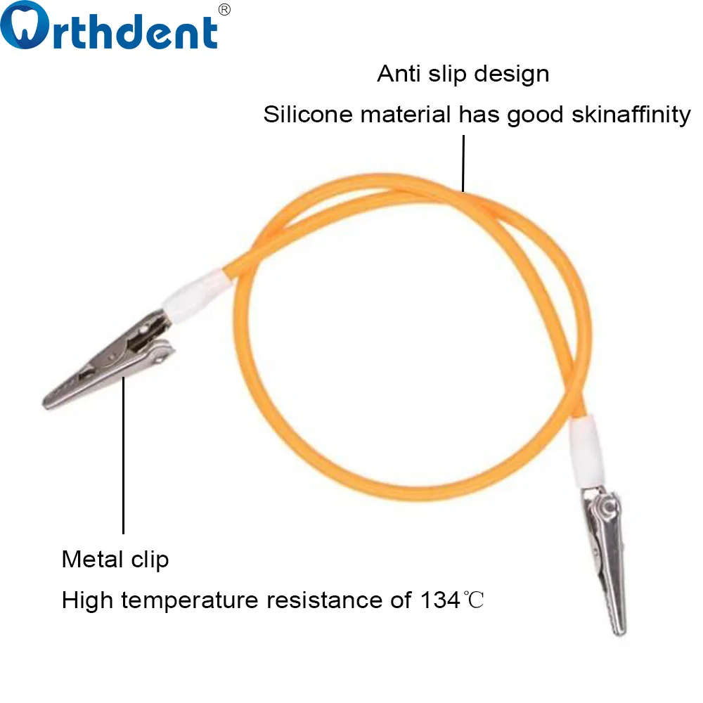 1 шт. стоматологические нагрудники держатель для салфеток 50 см длина зажим из нержавеющей стали гибкий силиконовый шнур стоматология лабораторные принадлежности материалы