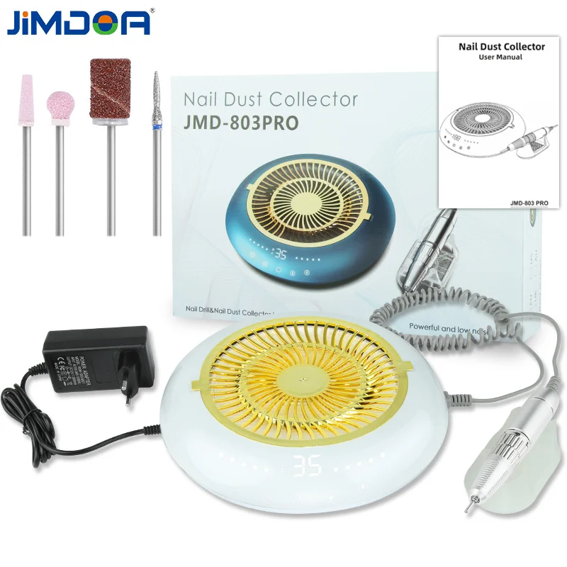 2 in 1 nail Dust Suction Machine Table Dust Collector JMD-803P Electric Nail Drill Machine