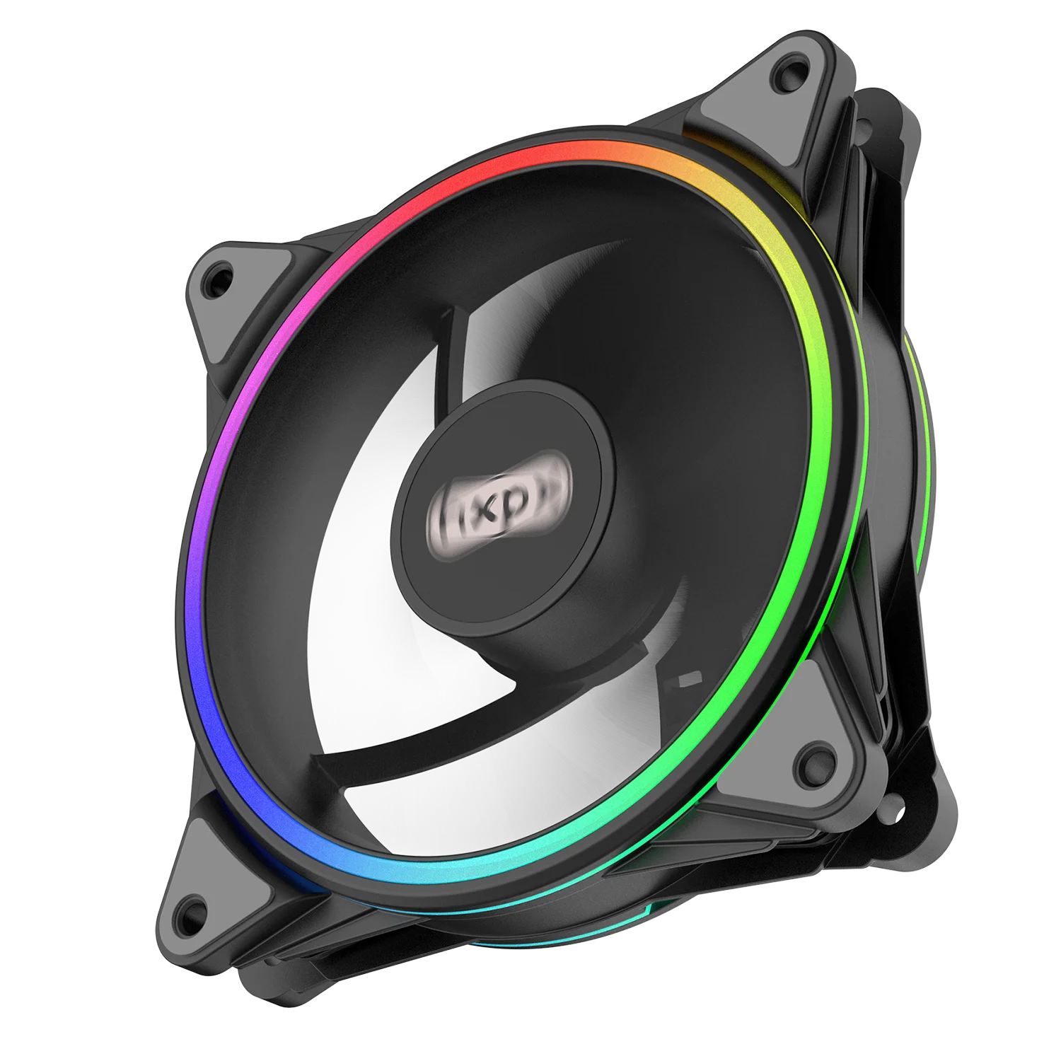 OEM Custom 4 Apertures F- FA12 ARGB Fan PcPWM 4PIN CPU Cooling Fan  light circle MB Sync Control LED Case Fans lil heatstick