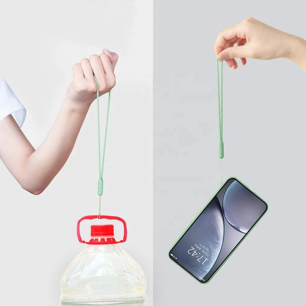  Short Wrist Straps Hand Lanyards Pluxen Liquid Silicone Rubber Charms for Phone Camera USB Thumb Drives Keys Badges