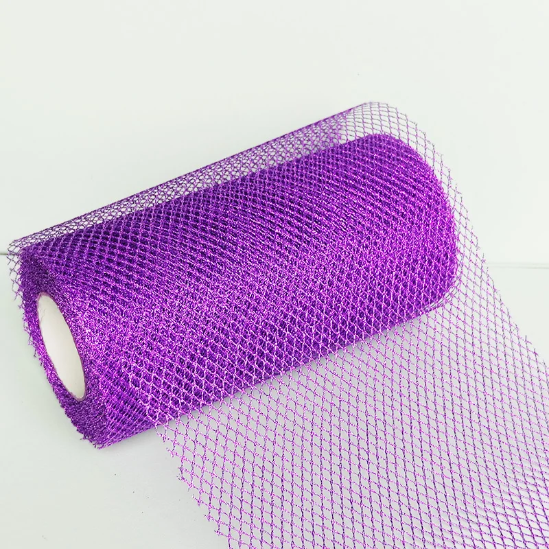 American Tulle Mesh Fabric Glitter Tulle Fabric Gown Magic Metallic Bridal Dress Fabrics