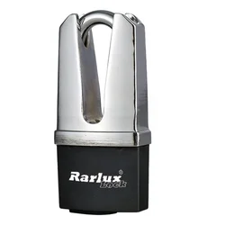 Rarlux Waterproof Padlock Shackle  Protected Disc Padlock with plastic cover High Safety 4 Keys 55mm,65mm CN;ZHE