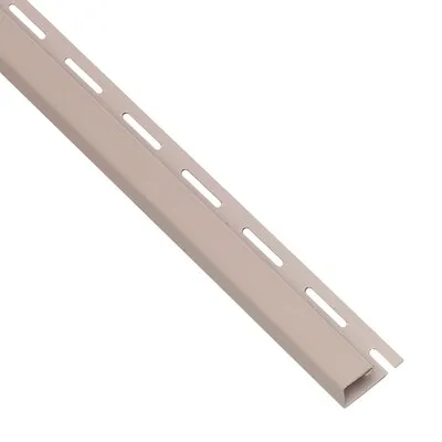 Plastic UPVC PVC vinyl siding rail channel OEM low price for custom sizes