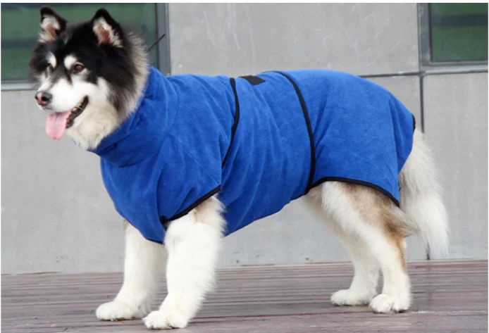 Manufacturer Wholesale Microfiber Dog Coat Gentle Fast Drying Super Absorbent Pet