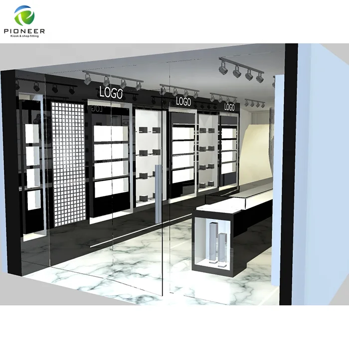 Pioneer Bespoke Shop Counter Table Design Cash Counter Design To Display Mobile Phone For Mobile Shop Decoration