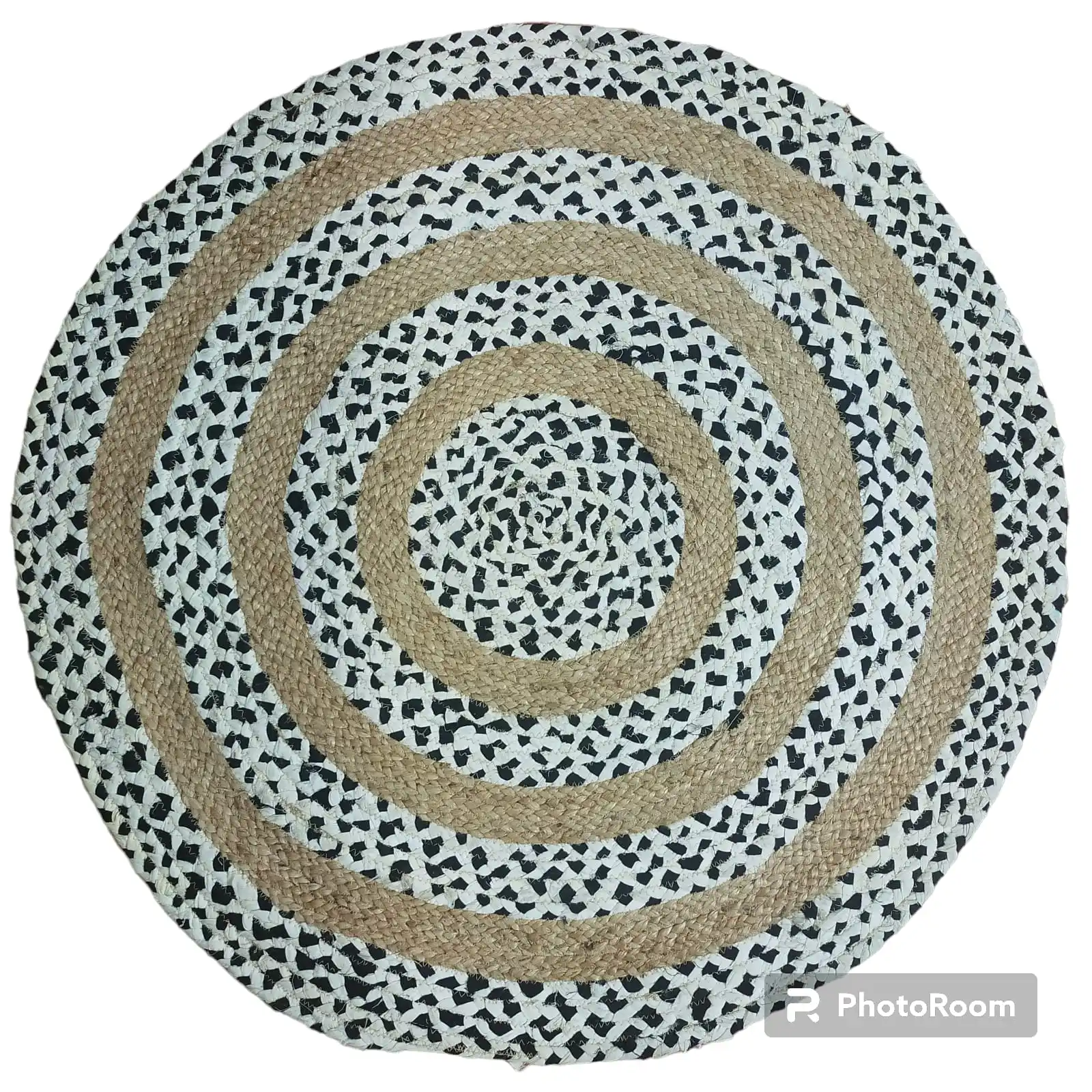 Seagrass rug and carpets for bedroom decor Embroidered friendly natural round floor mats Jute Rug carpet rugs Prayer Mat chea