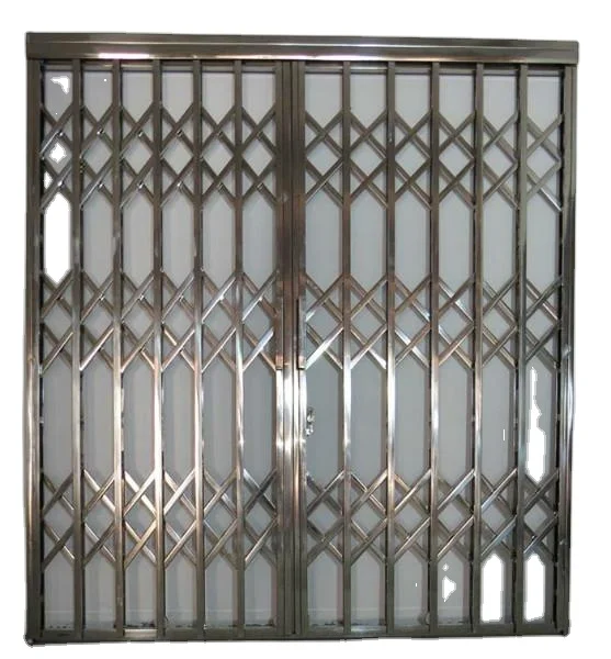 High Quality Stainless Steel Pull Gate For Supermarket