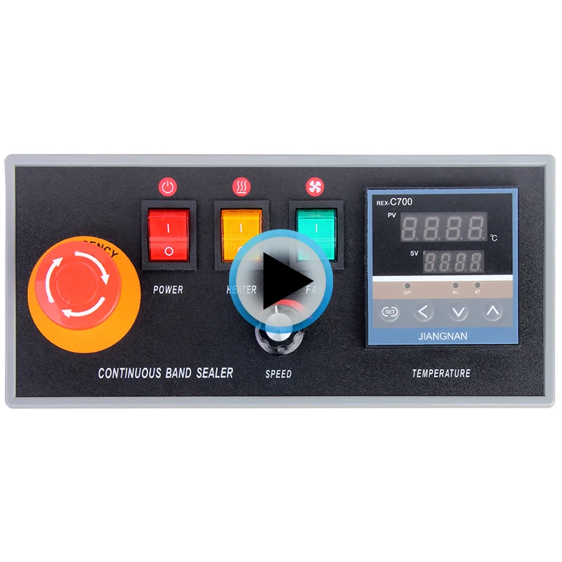 FR 770  continuous bag sealing machine band sealer horizontal vertical  bag sealer heating foil pouch bag sealer