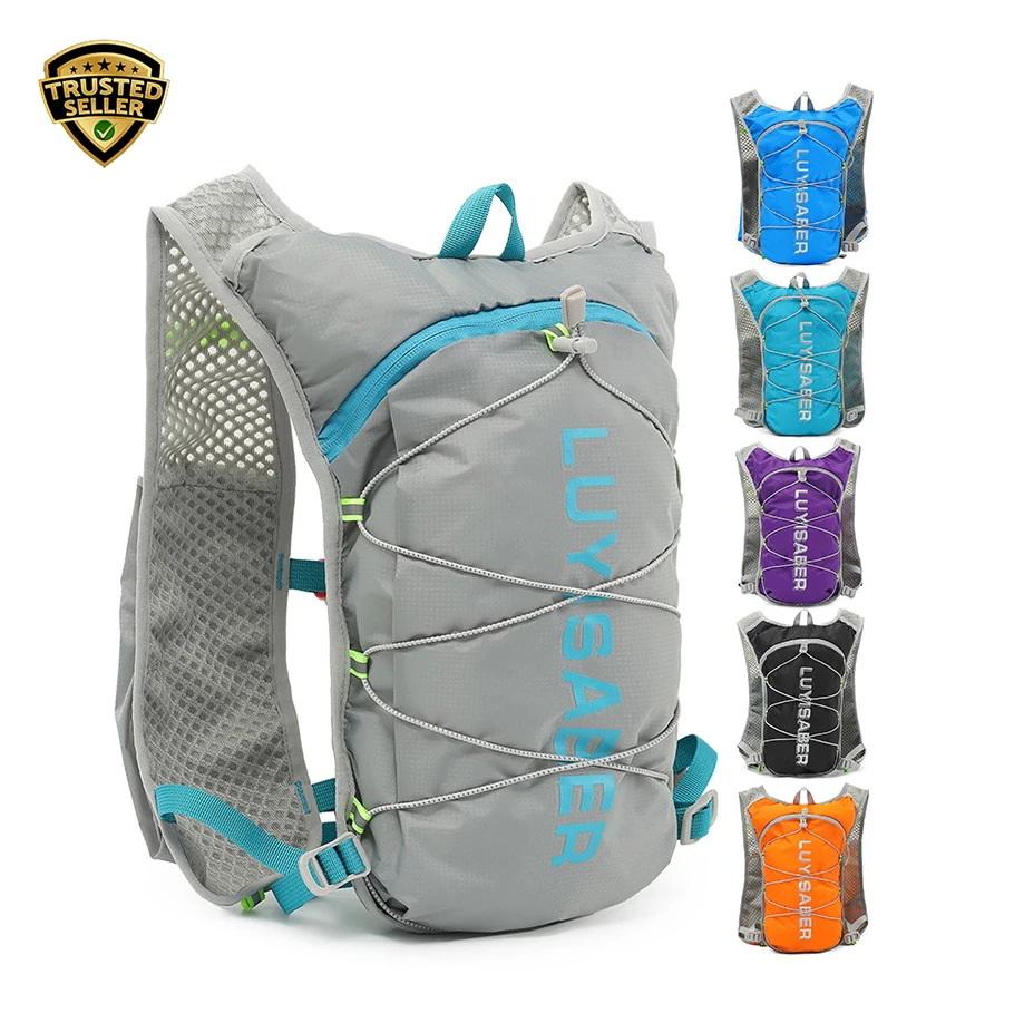 Waterproof Sports Cycling Running Bag Outdoor Reflective Strip Hiking Marathon Hydration Backpack