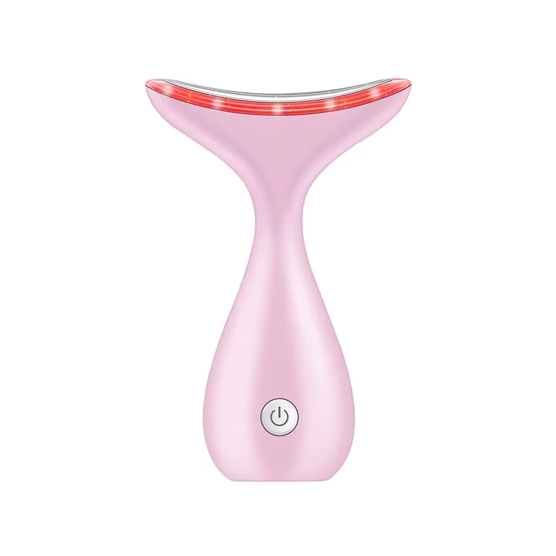 Neck Face Beauty Device LED Photon Therapy Skin Tighten Reduce Double Chin Anti Wrinkle Neck Lifting Skin Care Massage Tools