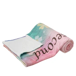 Wholesale Soft Star Printed Pink Colour Lovely Fleece Flannel Baby Blanket