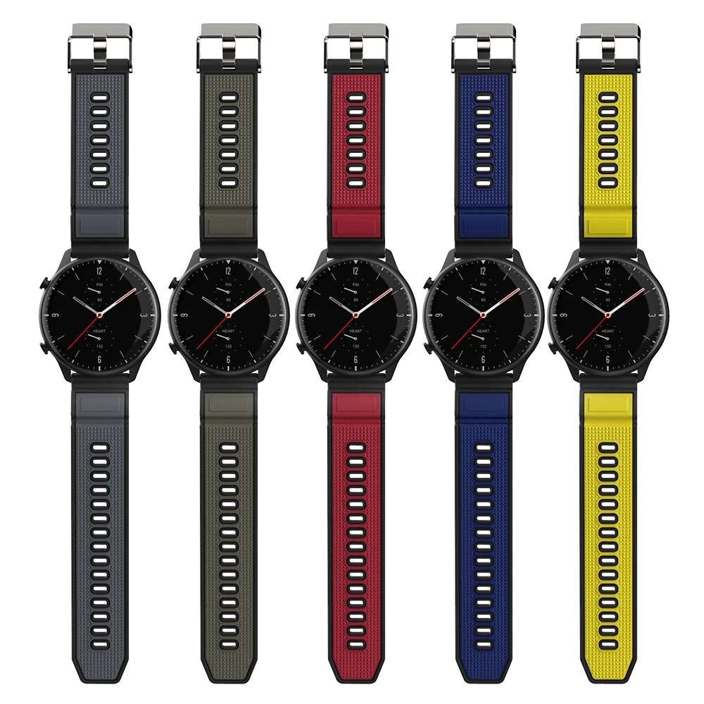 Ремешок силиконовый для HUAWEI Watch GT 2 Pro GT2 46 мм 2E цветной браслет смарт-часов Samsung