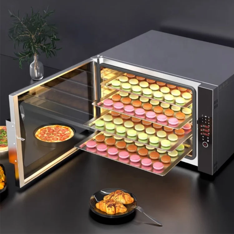 Commercial Household Bakery 4 Trays Min Electric Convection Oven For Baking With Steam Function