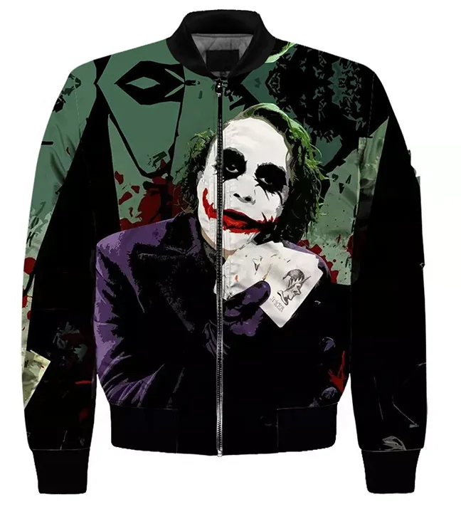 
 Прямая поставка RuoLa, мужская Трикотажная куртка с принтом на заказ  