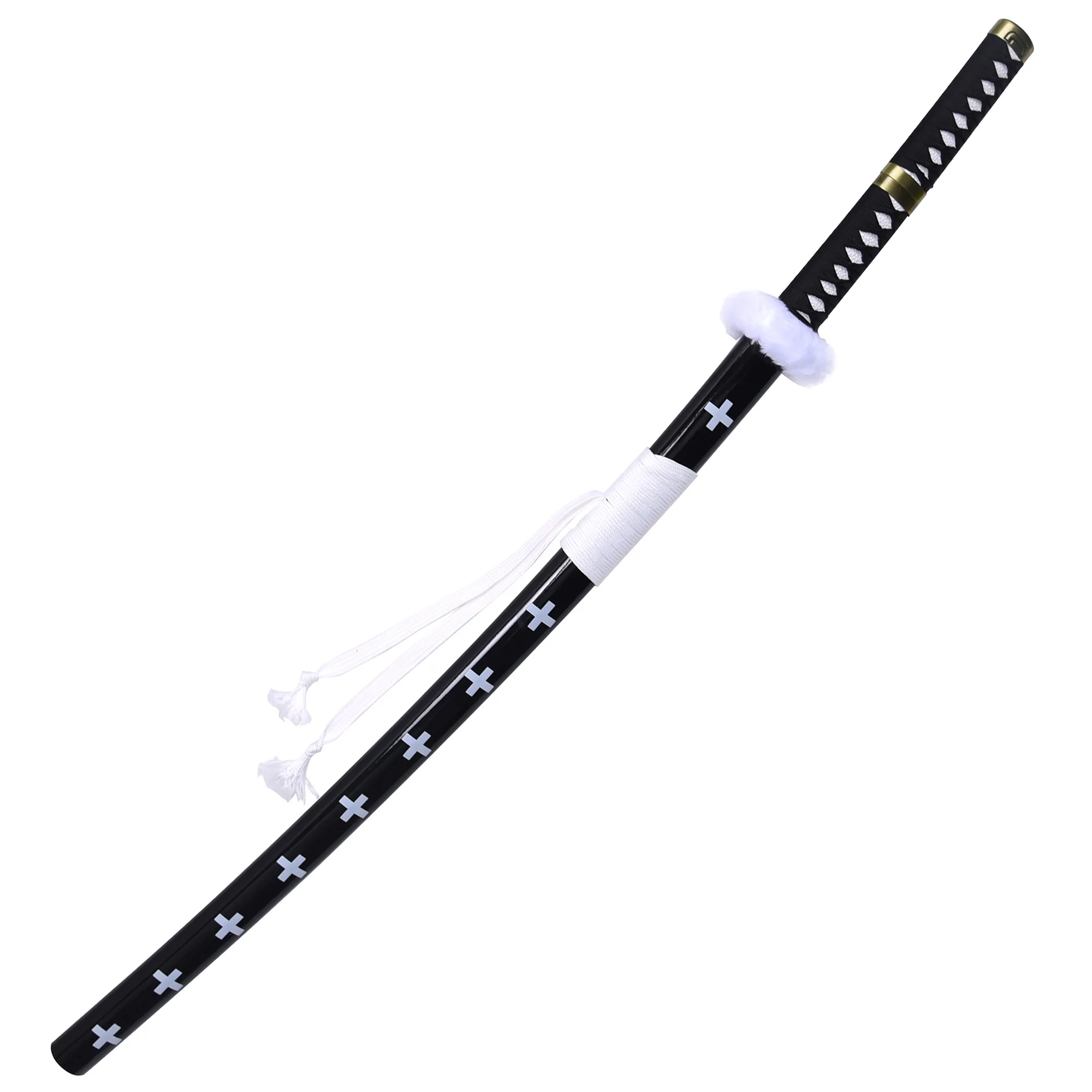 Аниме Меч один из японских аниме демон черный и белый доктор стальной Японский меч Косплей