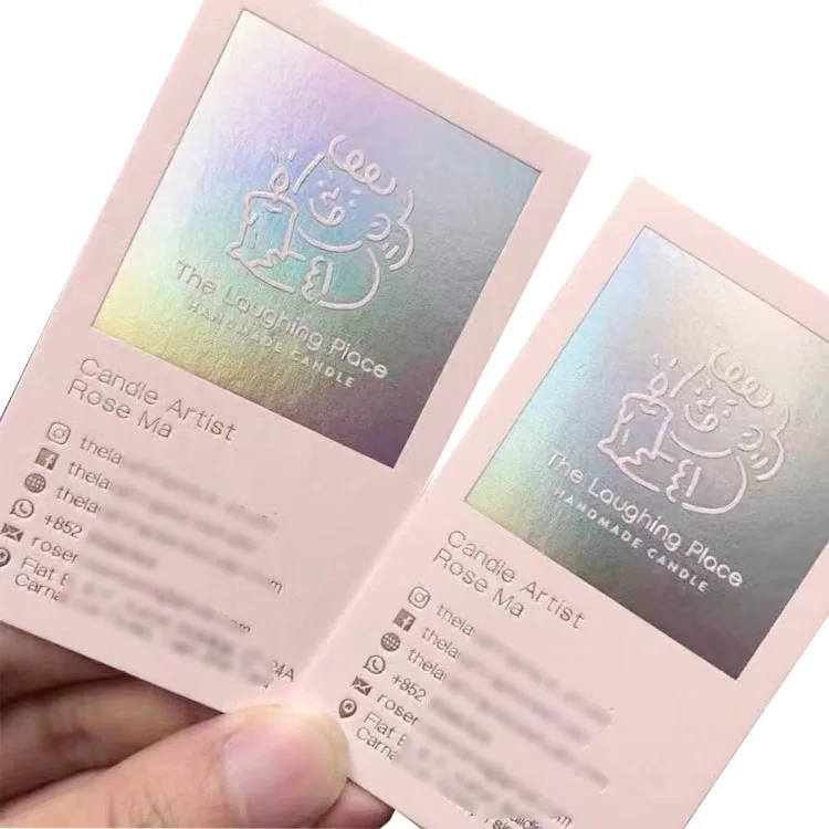Luxury Custom Printing Embossed 500gsm Cotton Paper Cardboard Name business card printing