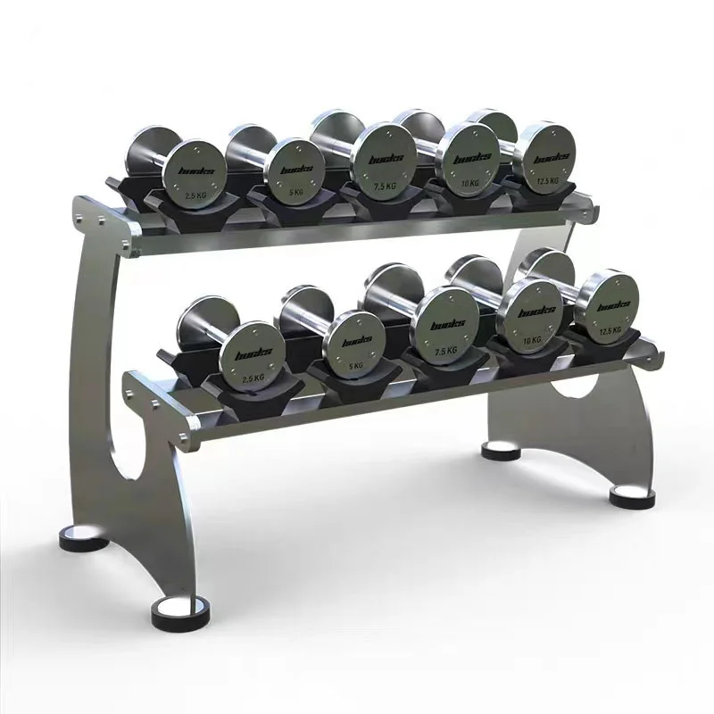 New steel gym strength equipment steel dumbbells  Weight Training Electroplated dumbbell