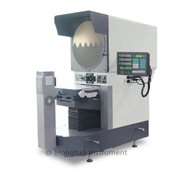 Horizontal Optical Comparator Measuring Wire Cable Profile Projector Machine Good Quality