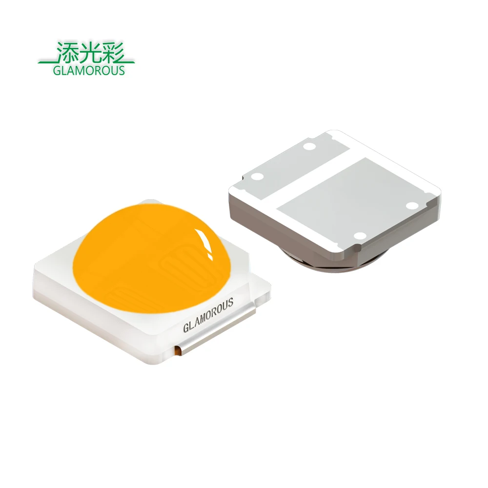 CRI 80 90 95 OEM 3030 LED High Quality 1W 3/6/9/V 2000-15000K  With Round Lens white 3030 SMD LED Chips for LED Lights