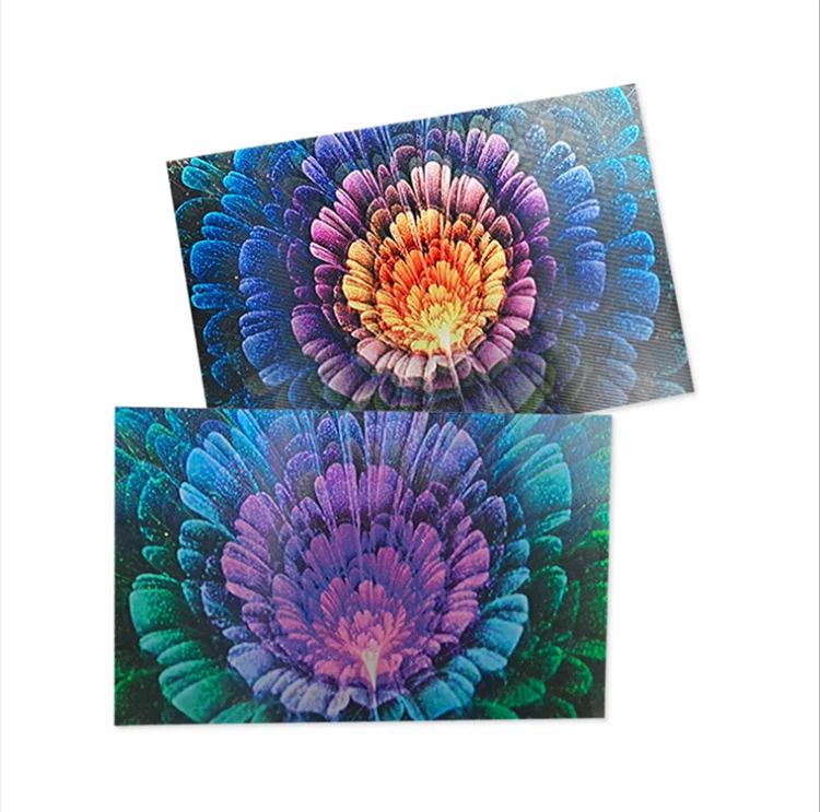  custom High Quality Wholesale made 3d lenticular postcards post