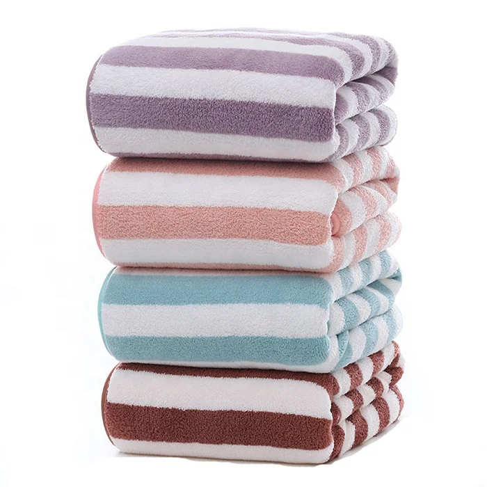 Coral velvet  towel set absorbent thick  high quality gift towel for bathroom towel