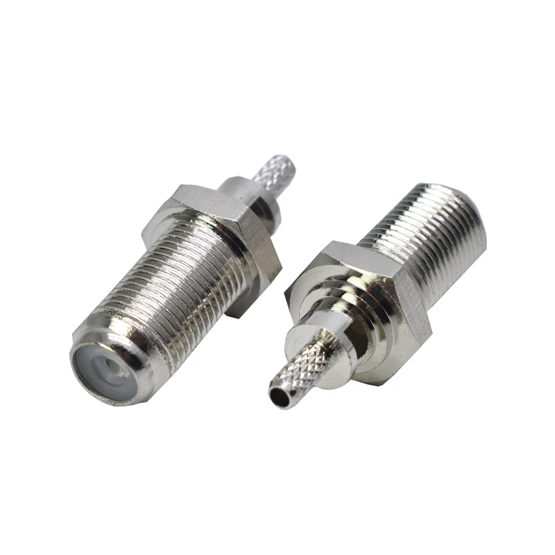 F-KY-1.5 crimp RG179 RG174 RG316 feeder connector F head inch F female head connector in stock