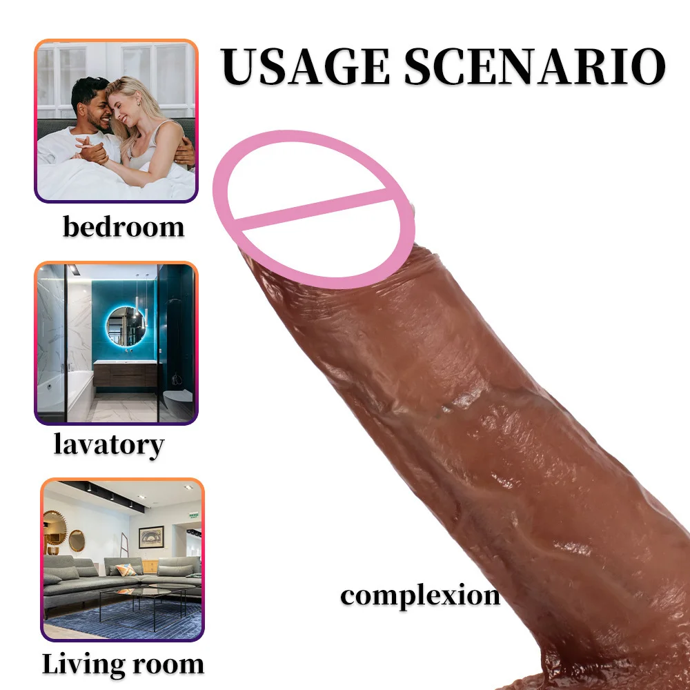 Skin-friendly silicone delicate gentle care pleasure as for the care of full body female masturbation dildo