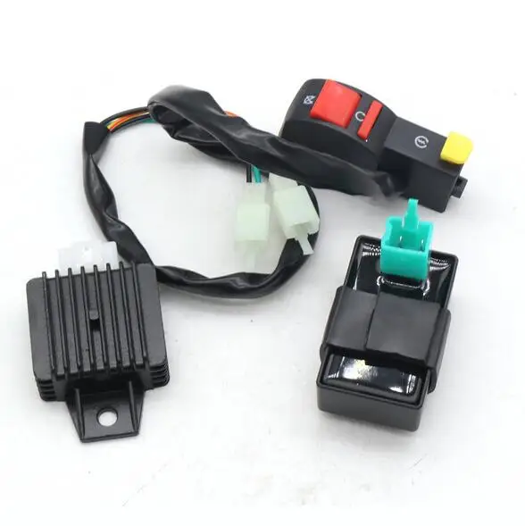 Off road Motorcycle ATV accessories 50cc 70cc 90cc 110cc whole vehicle wiring harness ignition system CDI