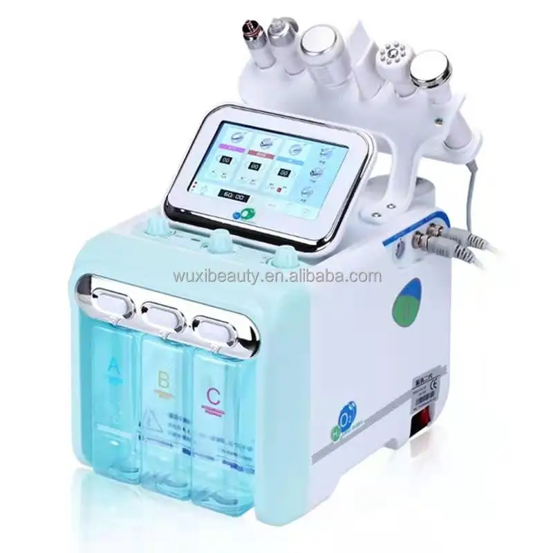 6 In 1 Water Oxygen Jet Peel H2o2 Machine Facial care For Beauty Spa Use