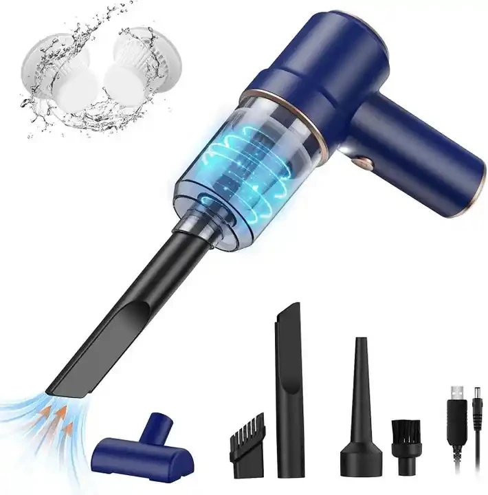 Air duster keyboard cleaner compressed air duster 2 in 1Home and car 8000pa Wireless handheld vacuum cleaner cordless air duster