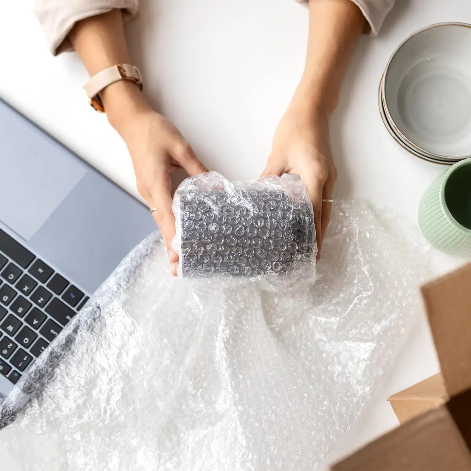 Bubble Cushioning Wrap Roll Air Column Film for Packing and Shipping Protector