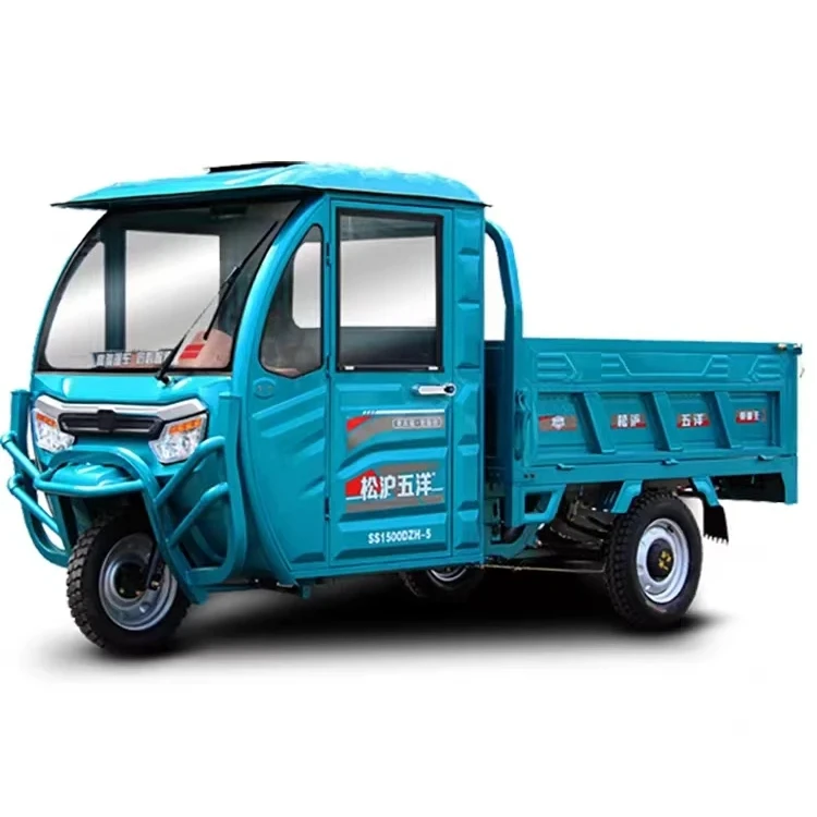 Cargo tricycle electric trike three wheeler 3 wheel bike with 1000W motor and cargo bed