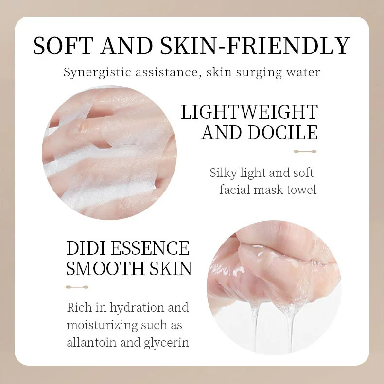 Skin Care Multiple Natural Extract Lightening Facial Mask Deep Moisturizing Face Sheet Mask