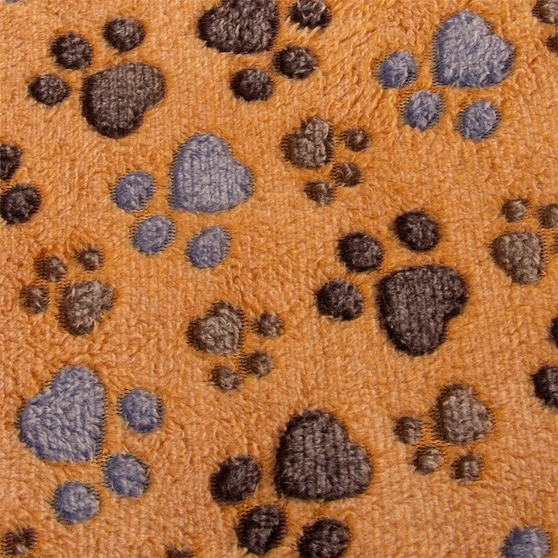 Soft Cute Warm Fluffy Fleece Flannel Dog Puppy Pet Pad Mat Throw Cover Blanket