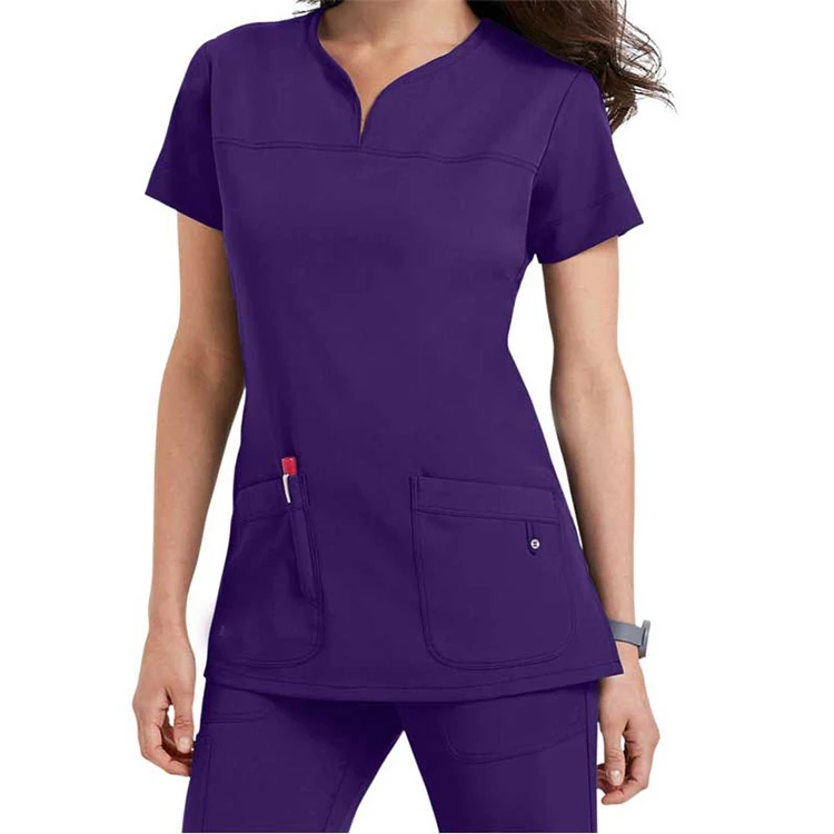 Hot Selling Hospital Uniforms For Woman And Male Doctor Scrubs Set Uniform Medical Scrub Navy Blue