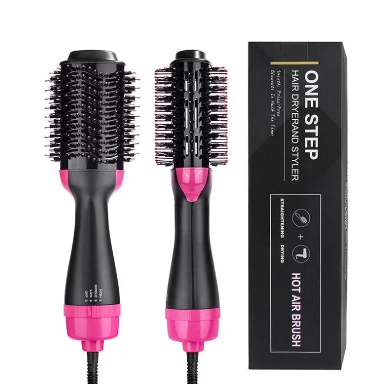 Multifunctional Hairdryer One Step Ions Hot Air Wind Hair Dryer Brush Blowdryer Brush With Comb