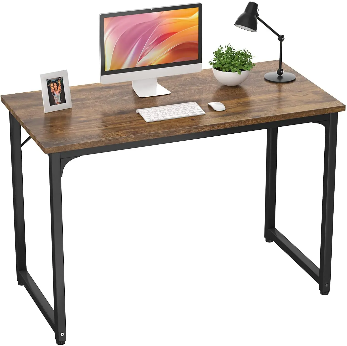 steel ailipu tudy Writing Table Amazon Hot Sale PC Laptop Metal Legs Frame Office Desk Table